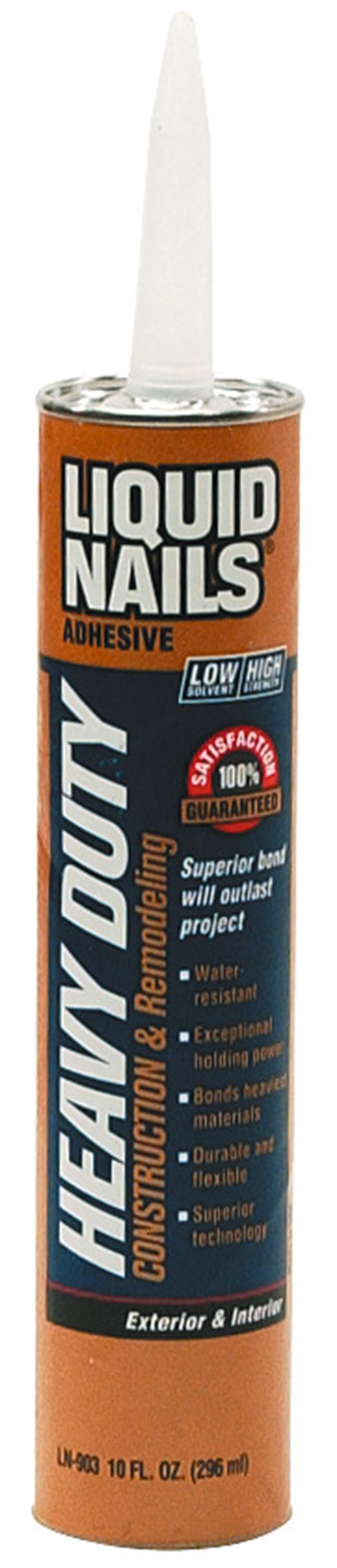 TUBE Liquid Nails 10 oz Low Voc Construction Adhesive