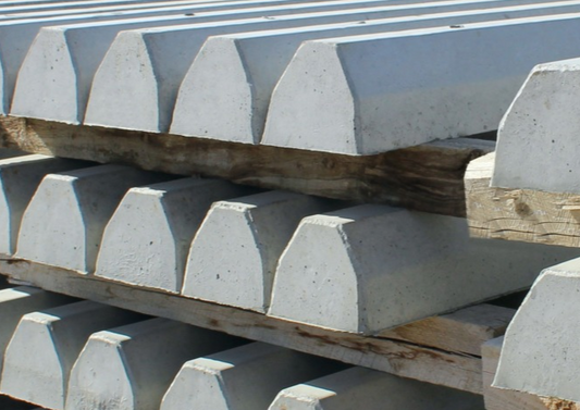 CONCRETE PARKING BUMPER 9" X 6' LONG